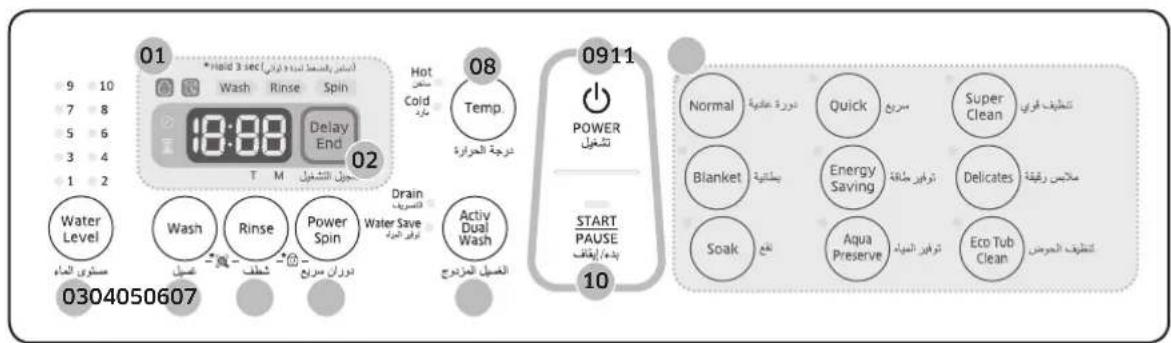 SAMSUNG WA10J5730SS1 - Operations - 1