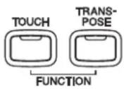 KAWAI CA-X - OTHER FUNCTIONS (TOUCH &amp; TRANSPOSE BUTTONS) - 1