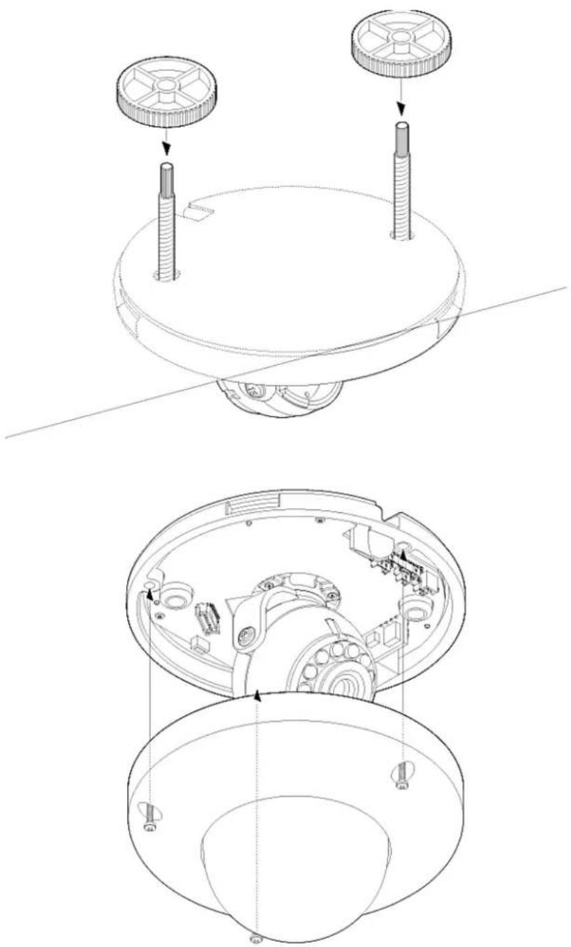 Digital Watchdog MegaPix CaaS DWCA-VF25WIR4-64 - INSTALLATION USING MOUNT BOLT & NUT\* - 1