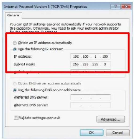 Digital Watchdog MegaPix CaaS DWCA-VF25WIR4-64 - Setting the IP Address for your PC - 2