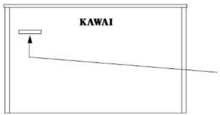 KAWAI Concert Performer CP117 - Rear Terminals - 1