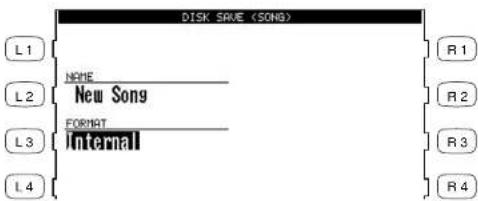 KAWAI Concert Performer CP117 - the selected data to the disk. - 3