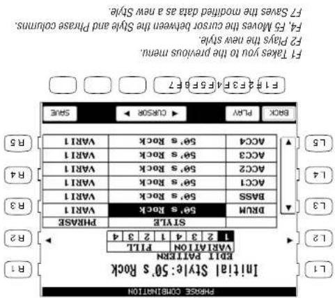 KAWAI Concert Performer CP117 - To use Phrase Combination: - 1