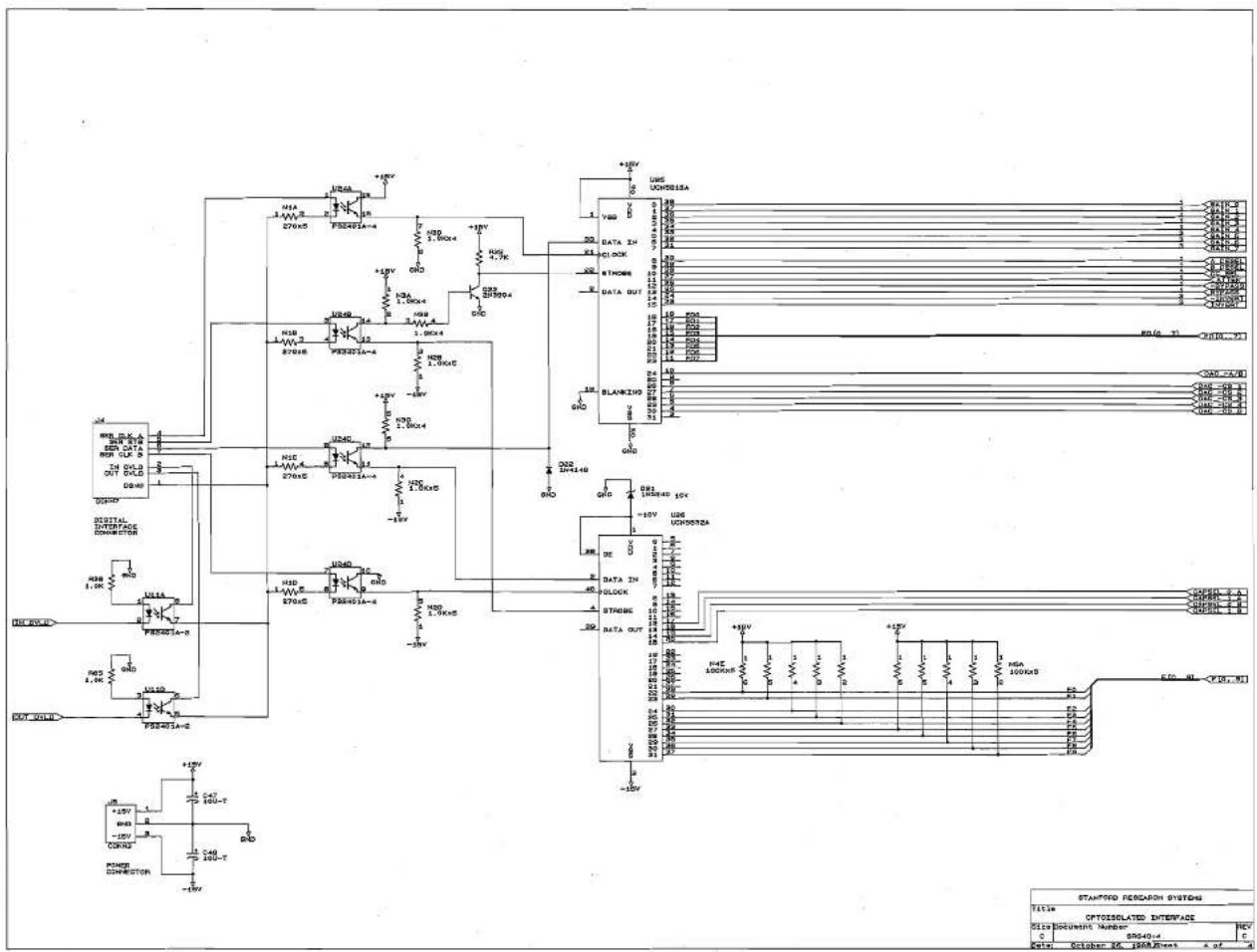 SRS SR645 - Miscellaneous Parts List - 7