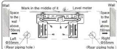 Godrej GSC 12NTC3-WUA - Step two: open piping hole - 1