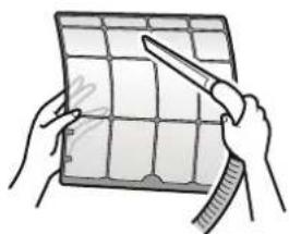 Godrej GIC 15STC3- WTA - Wash the air filters with water or clean them with vacuum cleaner. - 1