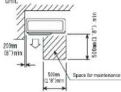 Godrej GIC 15STC3- WTA - Detailed space requirements around the outdoor unit - 4