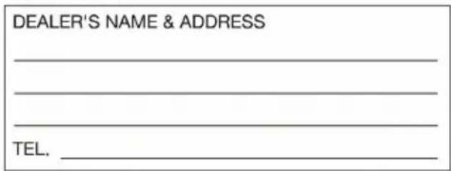 Godrej GME 734 CR1 PM - WARRANTY DETAILS - 1