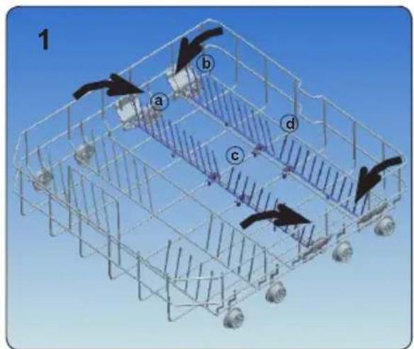 Godrej DWF EON VES 12B UTI GPGR - Four Folding Racks (12 ps) - 1