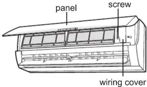 Godrej GIC 12 RINV 3 RWQH - Step seven: connect wire of indoor unit - 1