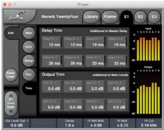 TC ELECTRONIC Reverb Twentyfour - The Reverb Preset Settings: - 2