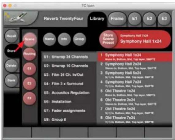 TC ELECTRONIC Reverb Twentyfour - Operating the unit while renaming presets - 1