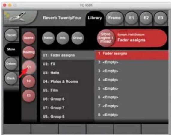 TC ELECTRONIC Reverb Twentyfour - Operating the unit while renaming presets - 3