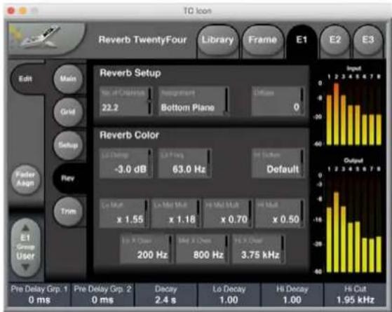 TC ELECTRONIC Reverb Twentyfour - The Reverb Preset Settings: - 3