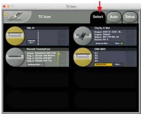 TC ELECTRONIC Reverb Twentyfour - TC Icon modes: Base and Device operation - 1