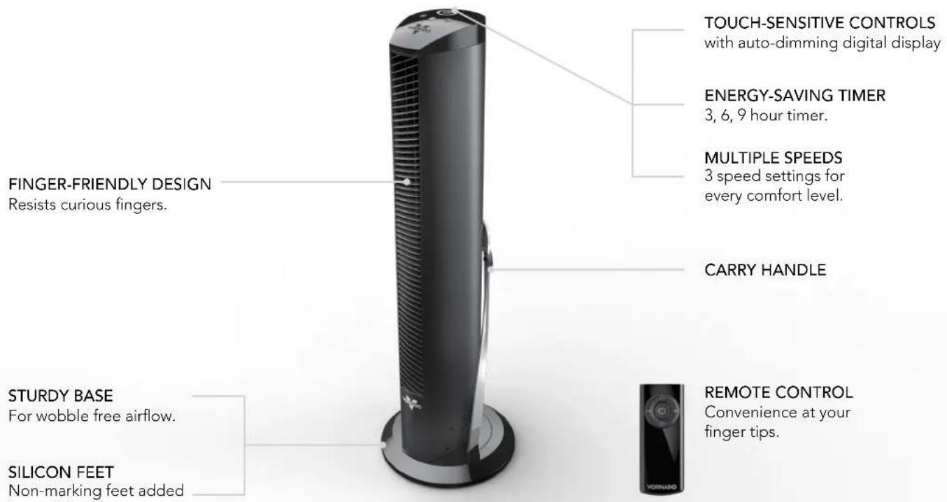 Vornado OSCR32 - FEATURES - 1