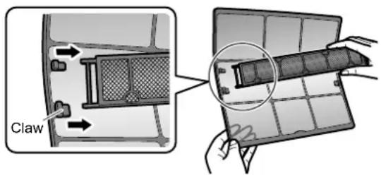 DAIKIN Zena FTXJ35PVMAS - Take off the titanium 1. apatite photocatalytic air- purifying fi Iters. - 1