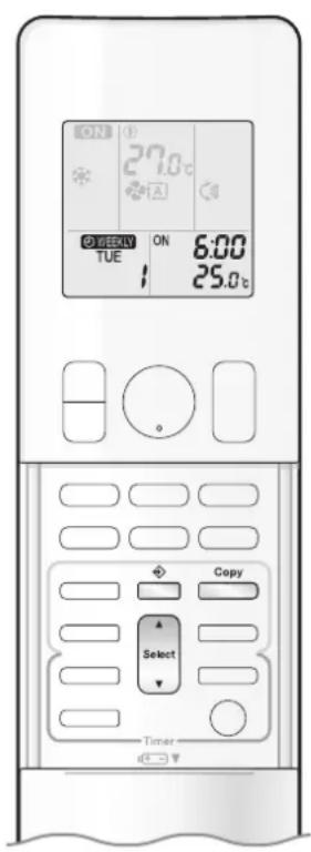 DAIKIN Cora FTKM85PAVMA - Notes on WEEKLY TIMER operation - 1