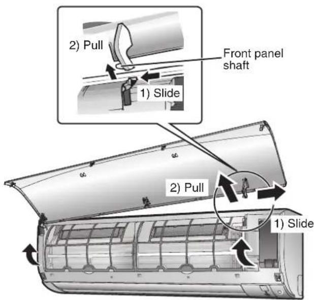 DAIKIN Cora FTKM85PAVMA - Remove the front panel. - 1