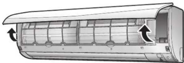 DAIKIN Cora FTKM85PAVMA - Open the front panel. ▶ Page 30 - 1