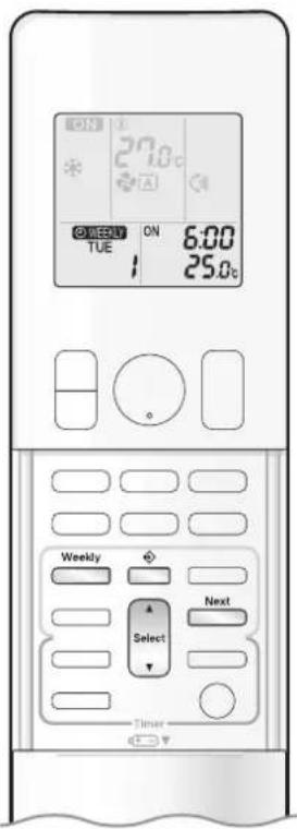 DAIKIN Cora FTKM85PAVMA - WEEKLY TIMER Operation - 1
