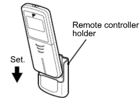 DAIKIN CDKS35EAVMA - ■ To fix the remote controller holder on the wall - 1