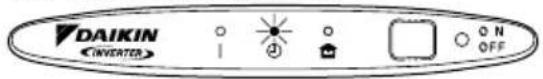 DAIKIN FLXS35GVMA - Press "ON TIMER button" again. - 1