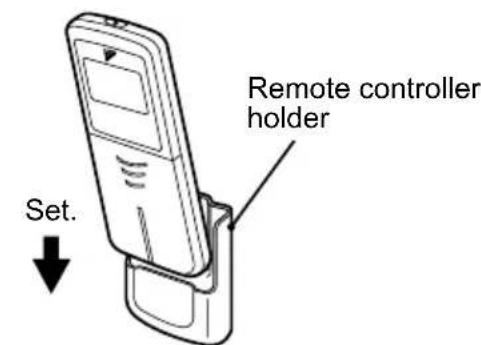 DAIKIN FLXS35GVMA - ■To fix the remote controller holder on the wall - 1