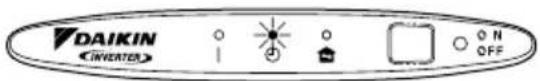 DAIKIN FLXS35GVMA - Press "OFF TIMER button" again. - 1