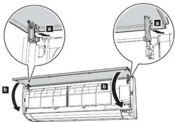 FUJITSU Lifestyle ASTG12CMCB - Cleaning the intake grille - 2