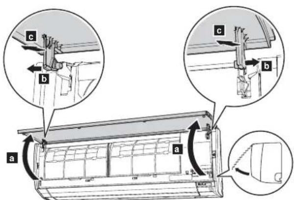 FUJITSU Lifestyle ASTG18CMCB - Cleaning the intake grille - 1