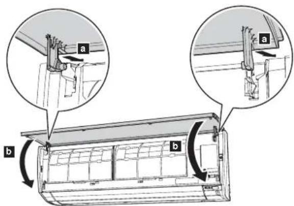 FUJITSU Lifestyle ASTG18CMCB - Cleaning the intake grille - 2