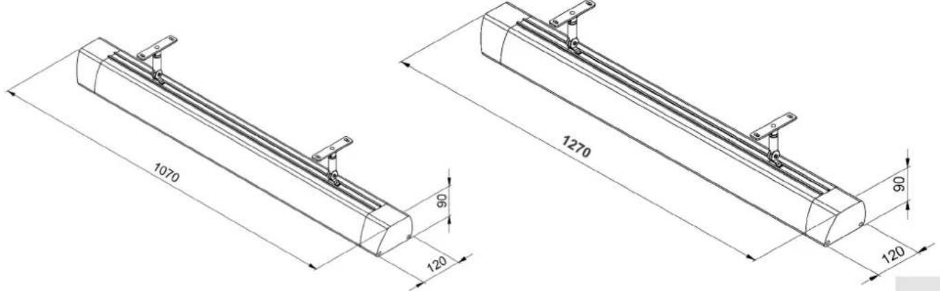 Heatstrip Intense THY3200W - Material & Design - 2