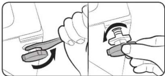 SAMSUNG WD75K6410OW - STEP 3 Adjust the levelling feet - 1