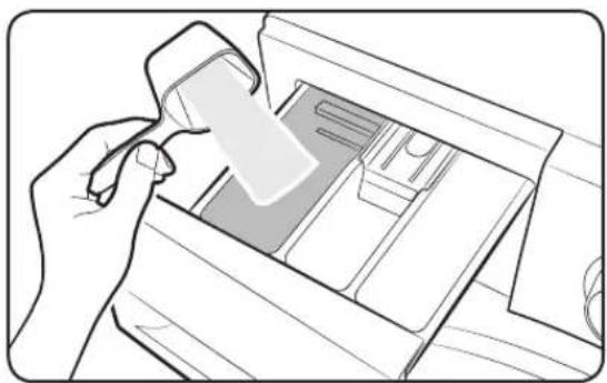SAMSUNG WD75K6410OW - To apply washing agents to the detergent drawer - 1