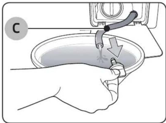 SAMSUNG WD75K6410OW - Emergency drain - 3