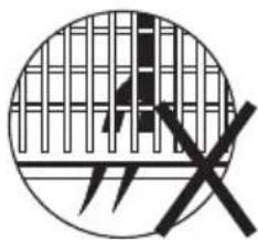 Circular diagram with grid lines and a lightning bolt symbol (no text or labels)
