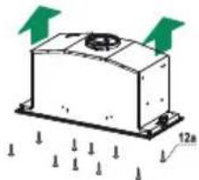 BLAUPUNKT 5DA49450AU - BEFORE FITTING THE HOOD TO THE WALL UNIT, PROCEED AS FOLLOWS: - 7