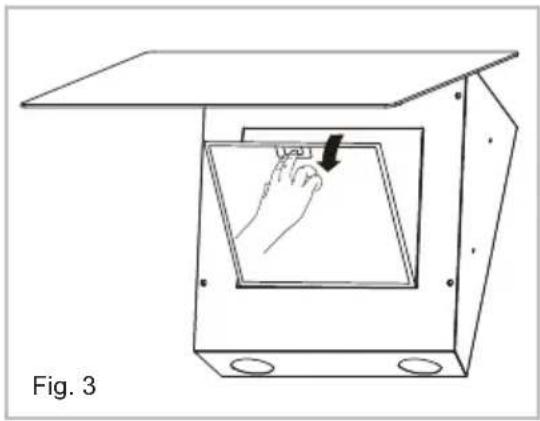 AMICA AEA90BL - Cleaning the grease filter - 2