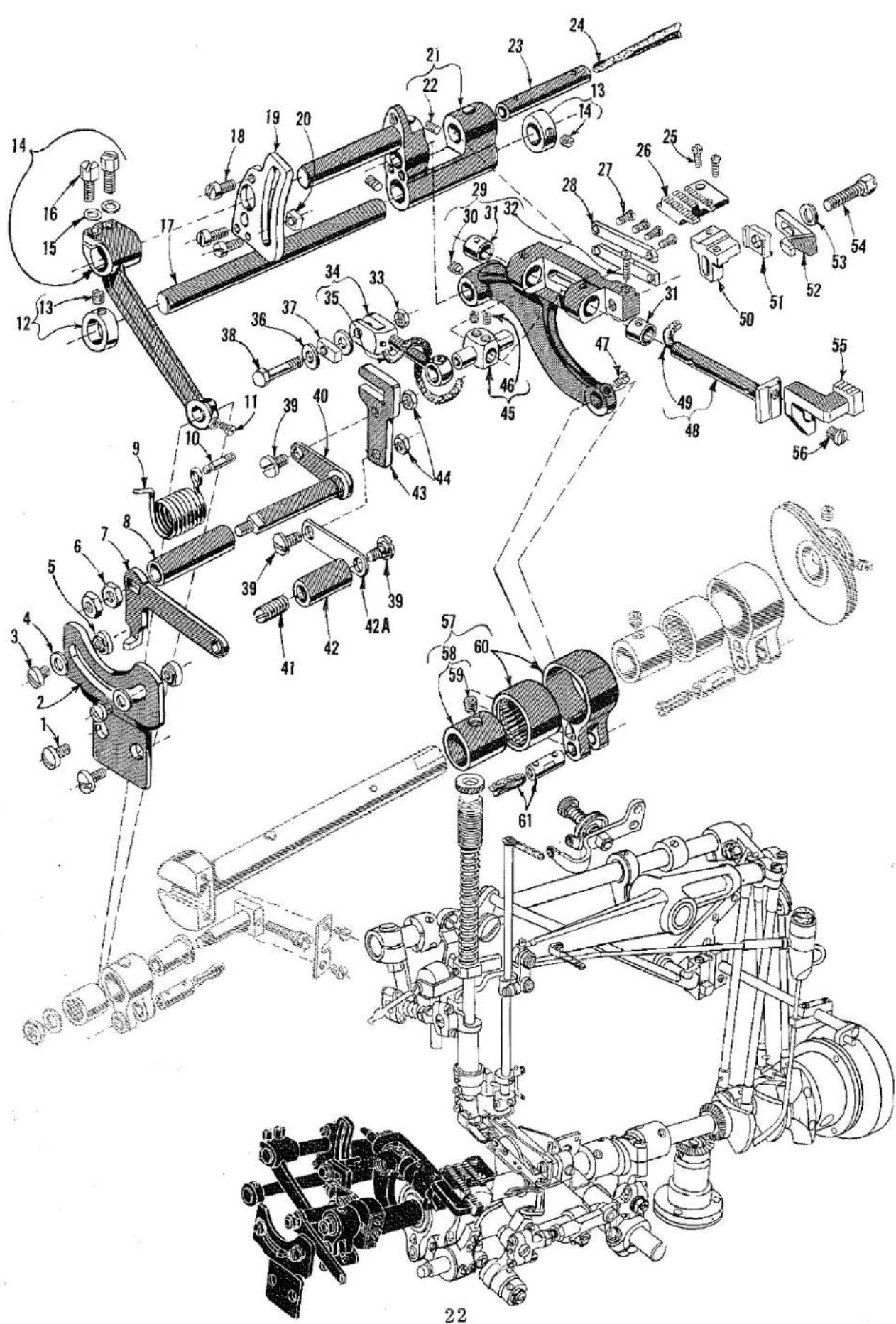 Union Special 52800BD - OILING AND THREADING DIAGRAM - 11