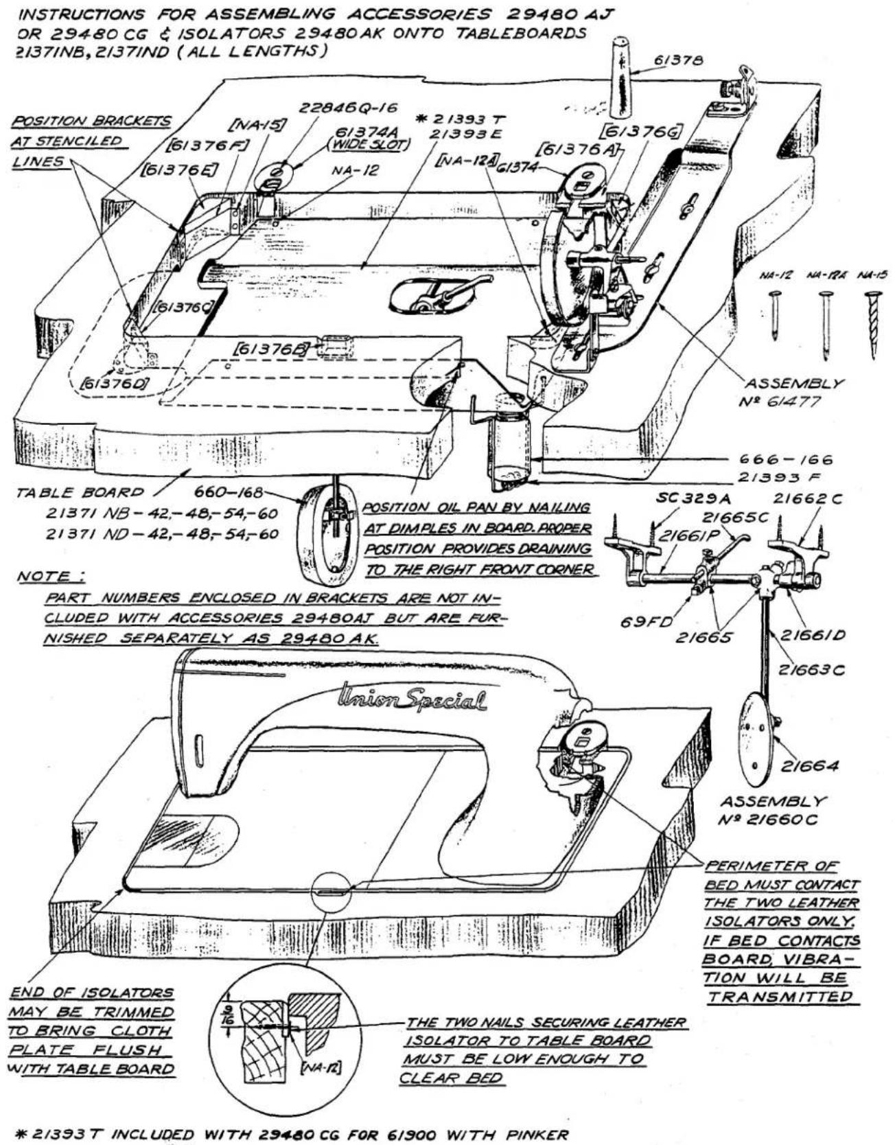 Union Special 61400H - ILLUSTRATIONS OF STANDARD LOCKSTITCH MACHINES - 6