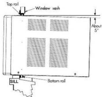GE AHEU08BC - INSTALL THE AIR CONDITIONER IN THE WINDOW - 2