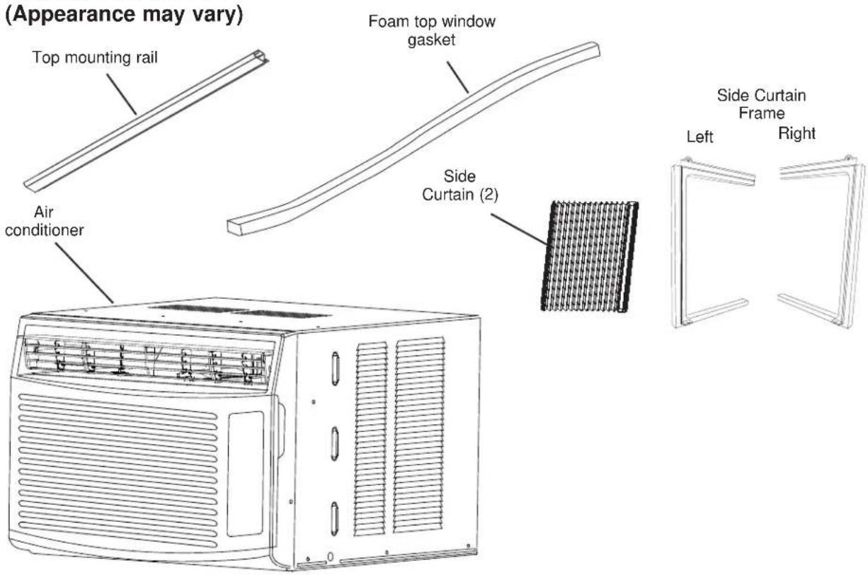 GE AHEU08BC - Installation Instructions - 1
