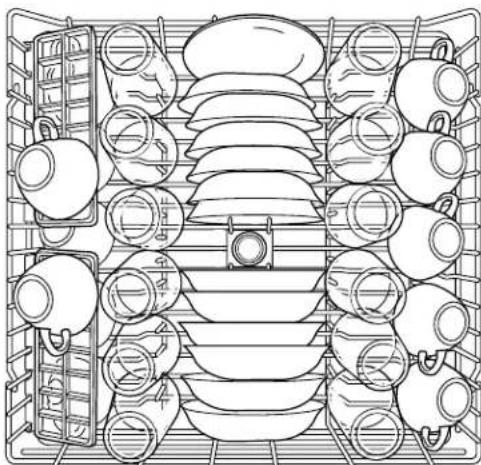 GE ZBD3500ZZBB - Silverware Basket - 6