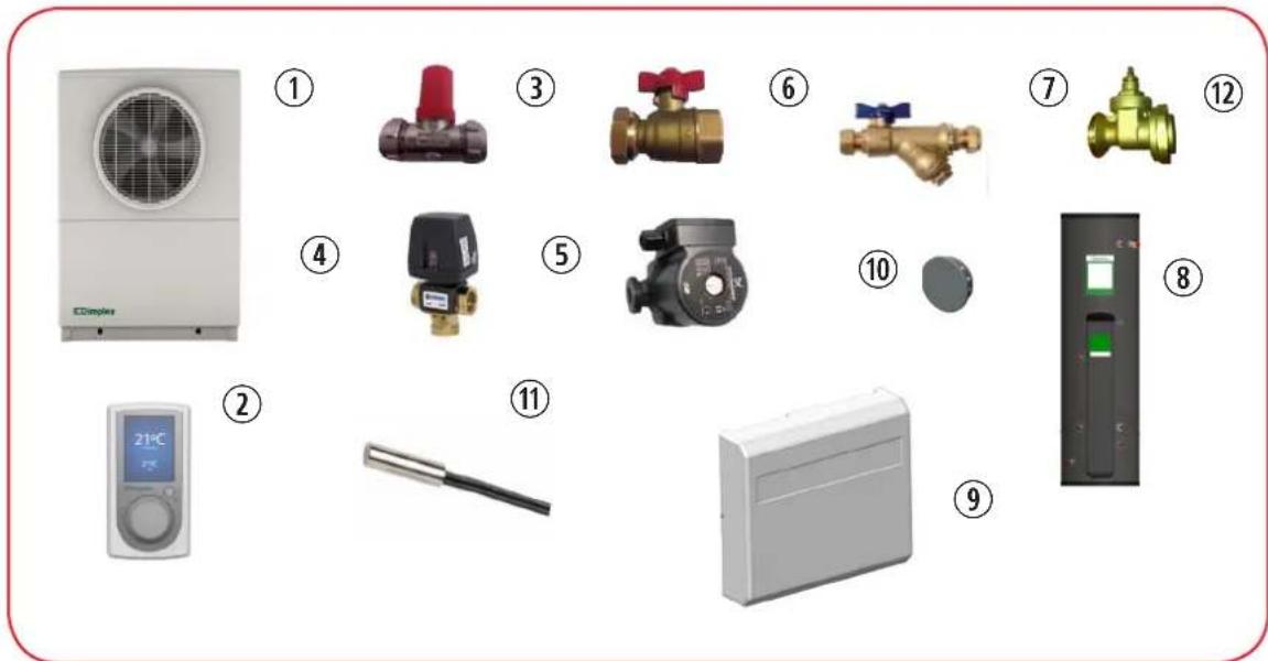 DIMPLEX ACSSHYPK - Installation pack 2 - Space heating and Dimplex standard cylinder - 1