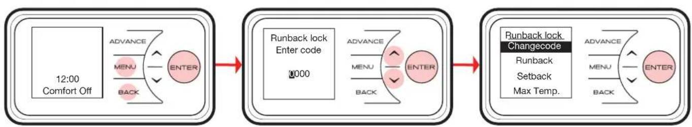 DIMPLEX LPP075E - Changing the PIN code - 1