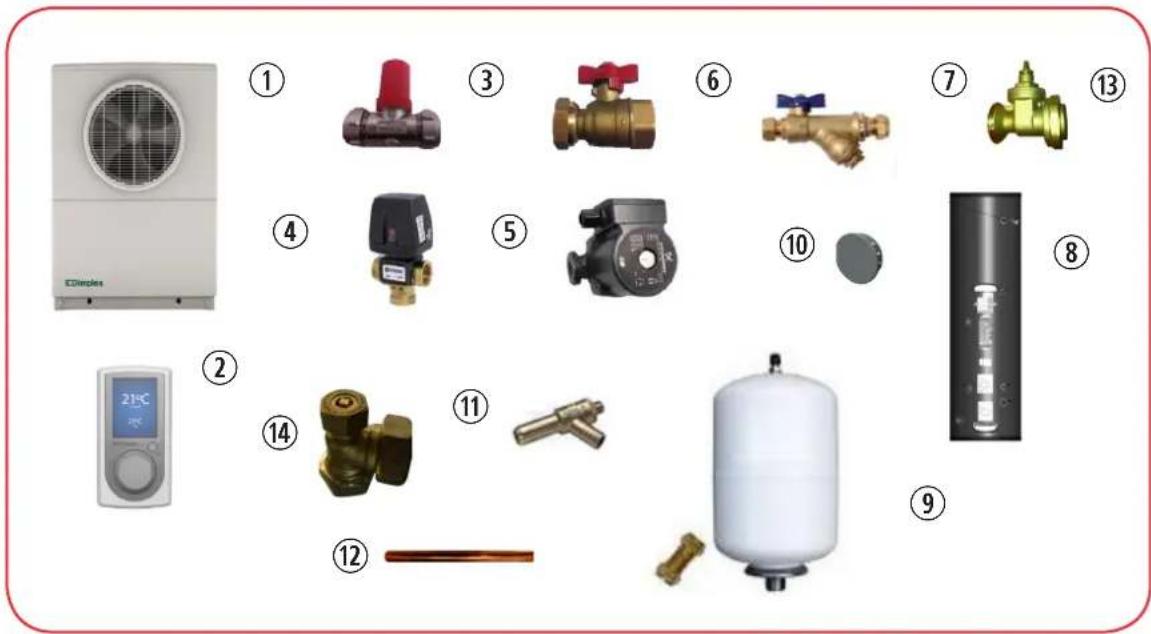 DIMPLEX ACCB100 - Installation pack 1 - Space heating and Dimplex A-Class cylinder - 1