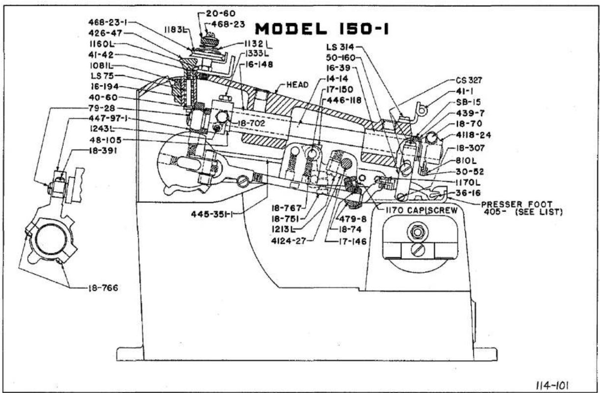 Union Special 150-6TS - MODEL 150-1 - 9