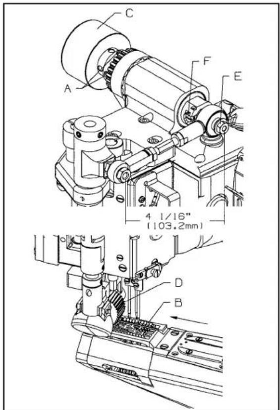 Union Special 35800BWDRG - PULLER ADJUSTMENTS - 3