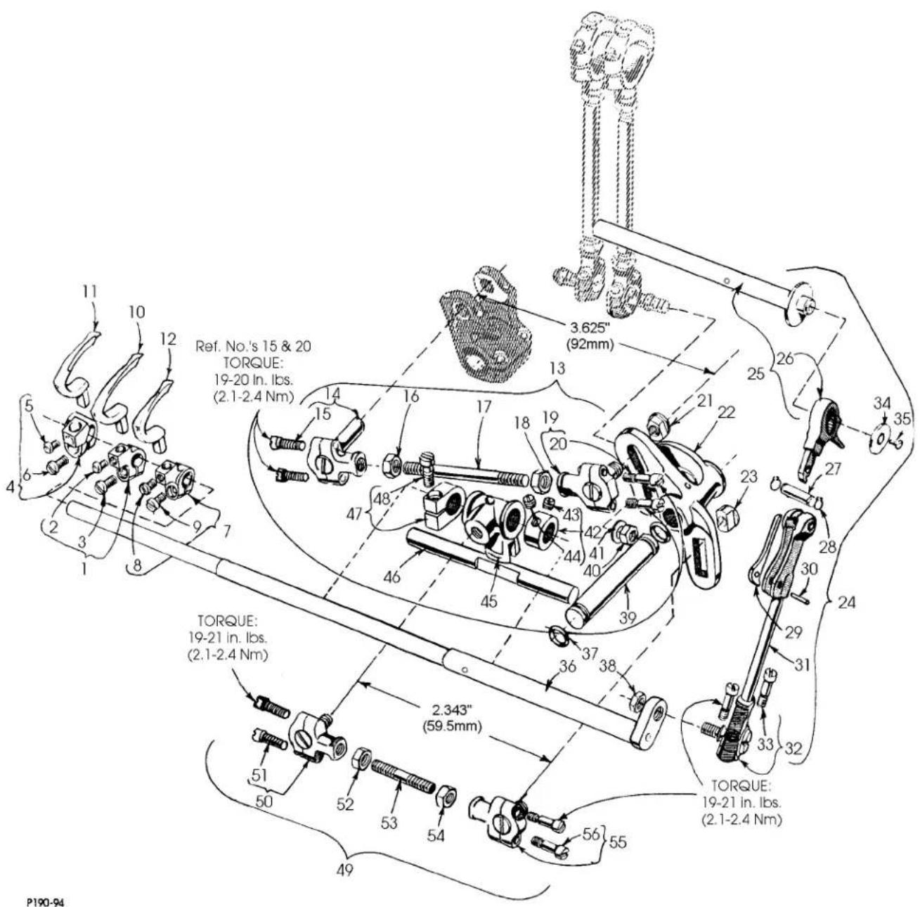 Union Special 35800BWDRG - DIFFERENTIAL FEED BAR, MAIN FEED BAR, FEED LIFT ECCENTRIC ASSEMBLY FOR DIFFERENTIAL FEED - 1